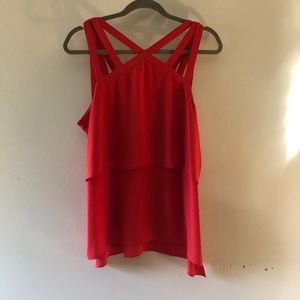 BCBG MaxAzria strappy summer blouse